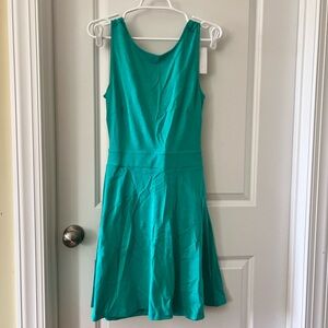 Elegant Teal Sleeveless Dress